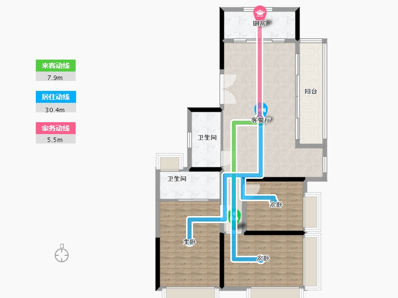 湖北省-武汉市-国铁城投国樾滨江-114.41-户型库-动静线