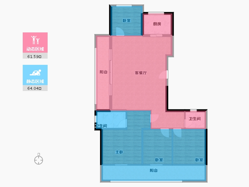 浙江省-温州市-南洋未来社区-114.16-户型库-动静分区