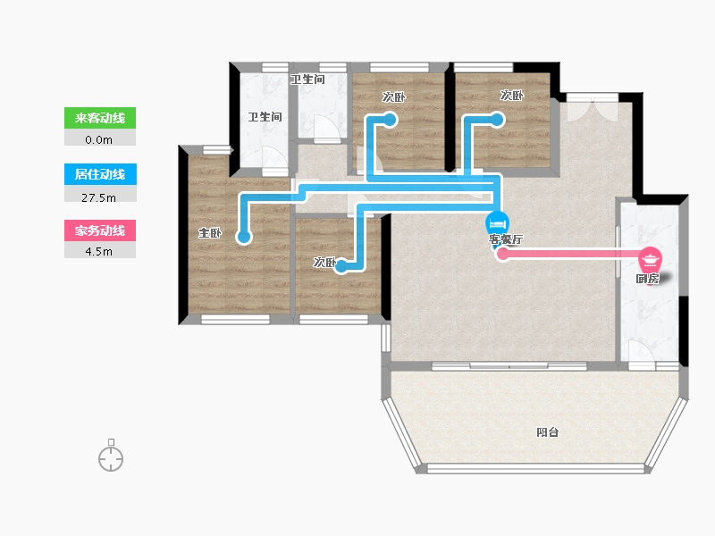 四川省-广安市-和喜·域峰(武胜)-92.00-户型库-动静线