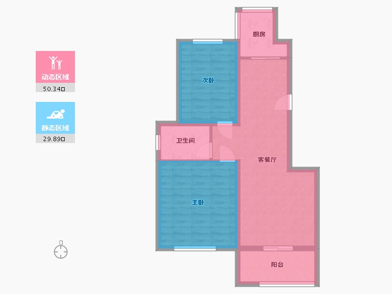 江西省-上饶市-金山社区开放式小区-70.06-户型库-动静分区