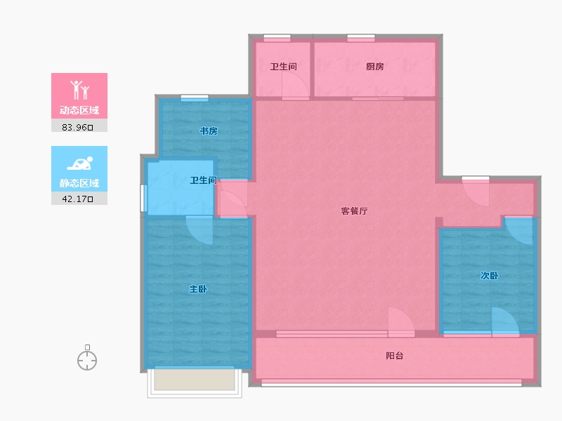 山东省-枣庄市-秀地文昌嘉苑·璟苑-114.40-户型库-动静分区