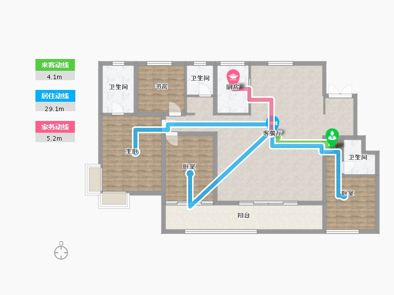 河北省-石家庄市-城发投·云澜悦府（华药北项目)-152.39-户型库-动静线