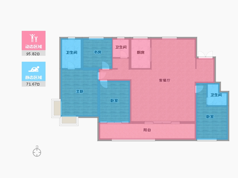 河北省-石家庄市-城发投·云澜悦府（华药北项目)-152.39-户型库-动静分区