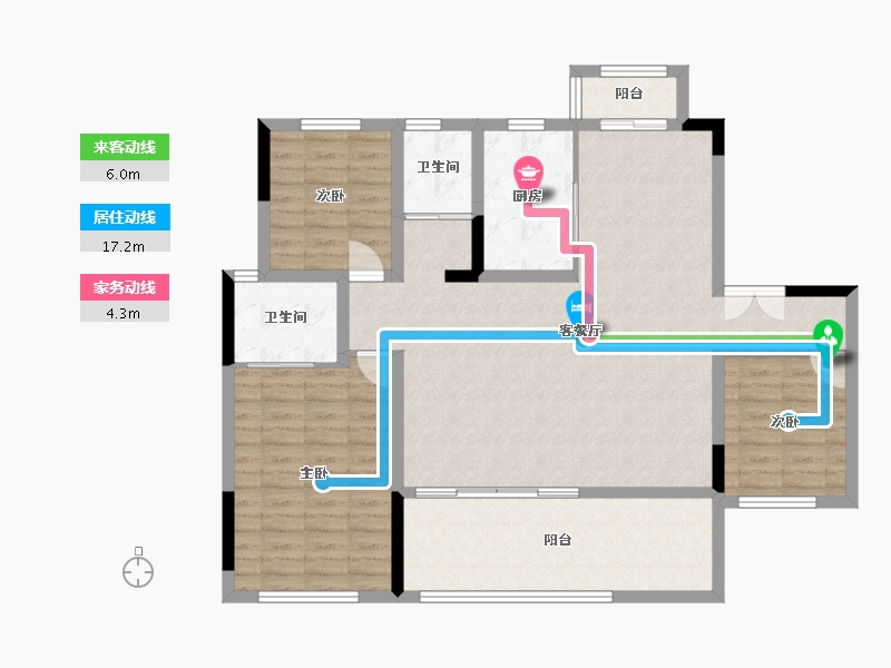 湖北省-恩施土家族苗族自治州-青云天序-118.32-户型库-动静线