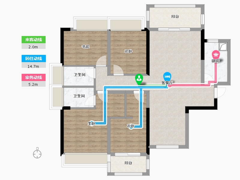 湖南省-张家界市-东宸江山江山里-112.35-户型库-动静线