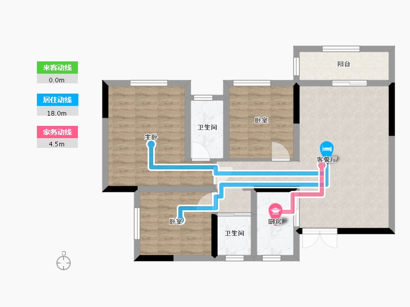 四川省-泸州市-绿地城-78.03-户型库-动静线