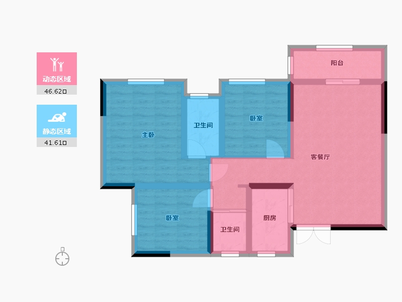 四川省-泸州市-绿地城-78.03-户型库-动静分区