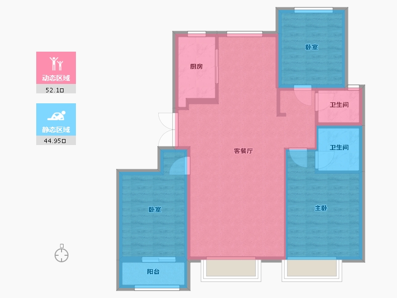 河北省-衡水市-中超名著-104.00-户型库-动静分区