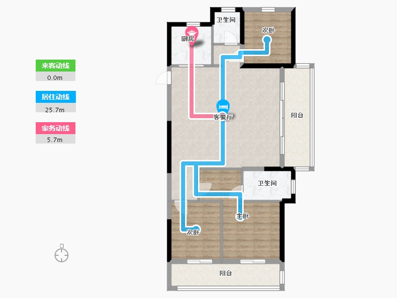 浙江省-温州市-南洋未来社区-101.44-户型库-动静线