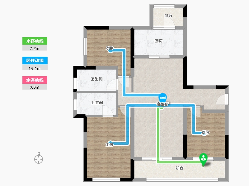 四川省-成都市-中国铁建·新川樾-93.75-户型库-动静线