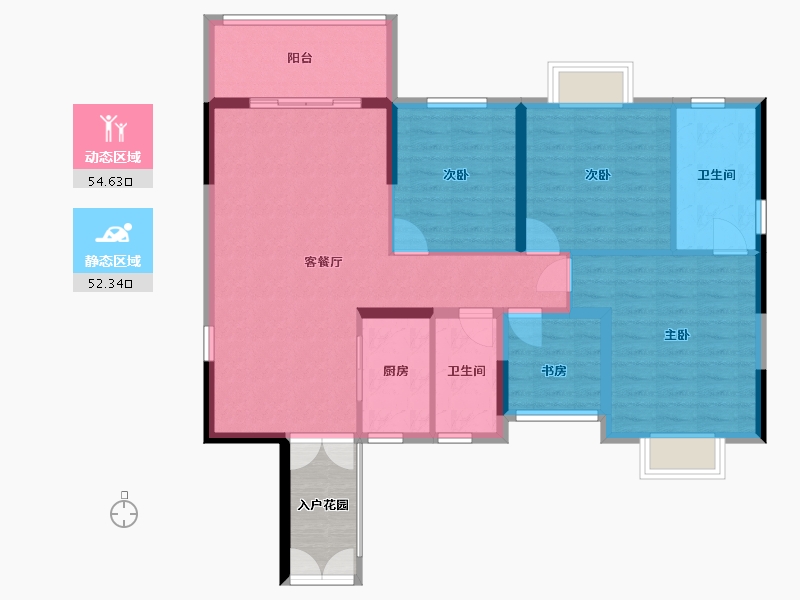 广西壮族自治区-柳州市-大唐悦府-101.54-户型库-动静分区