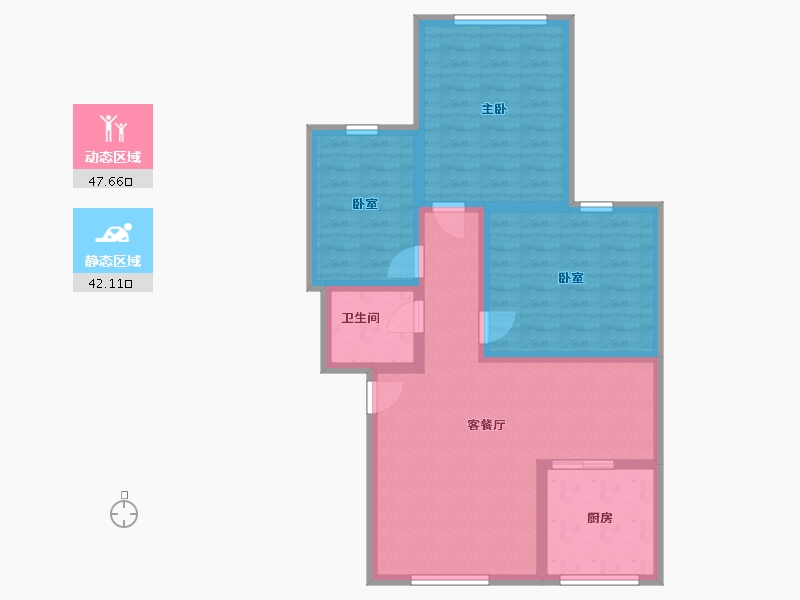 云南省-昆明市-南站小区-80.00-户型库-动静分区