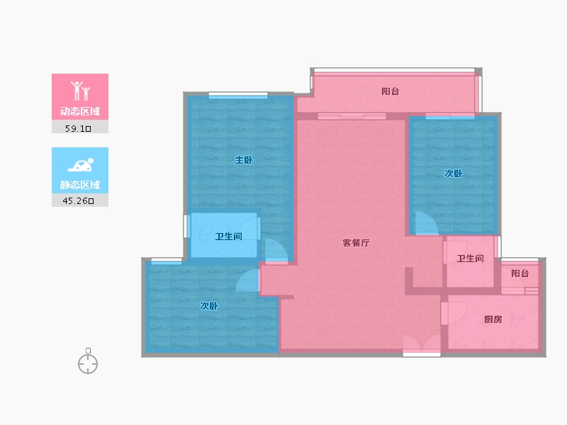 河南省-平顶山市-福万城-99.17-户型库-动静分区