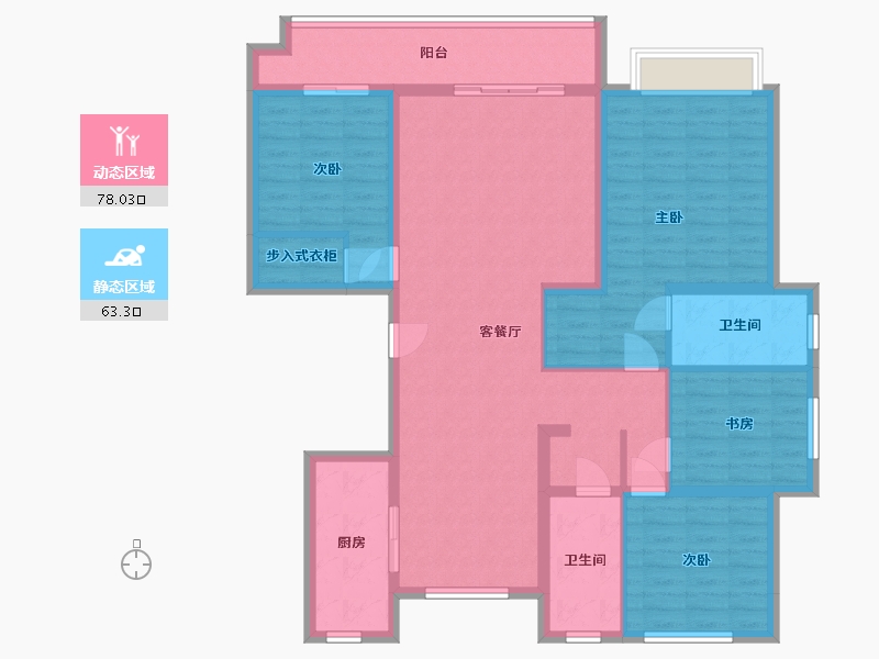 河北省-沧州市-运河樾府-169.00-户型库-动静分区