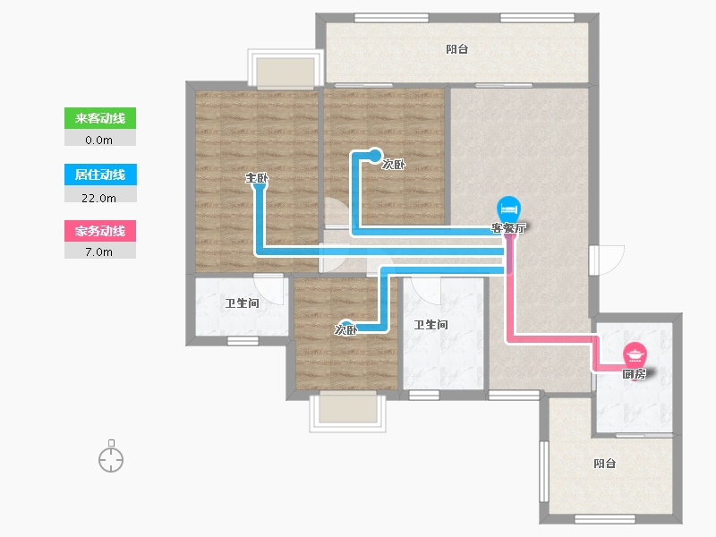 江西省-南昌市-锦苑阳光-107.00-户型库-动静线