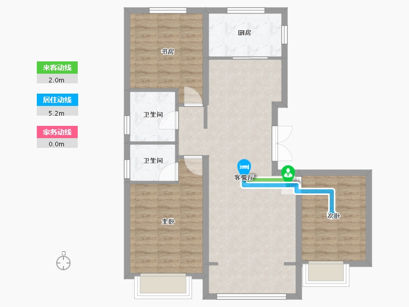 山西省-大同市-文赢华庭-100.00-户型库-动静线