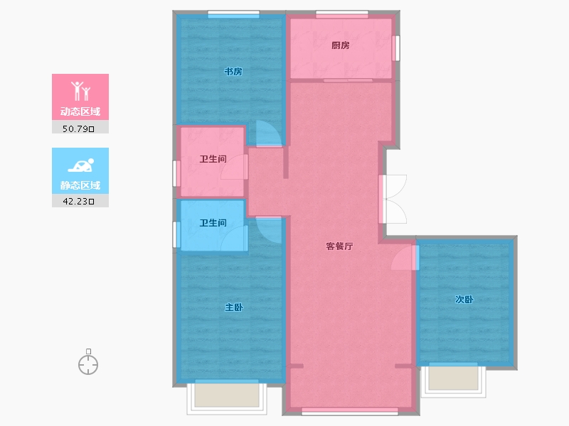 山西省-大同市-文赢华庭-100.00-户型库-动静分区