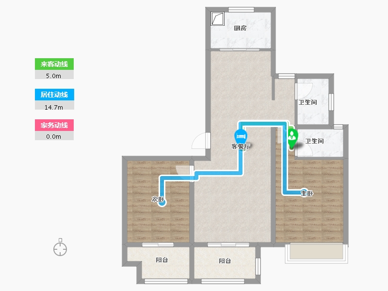 河南省-漯河市-华泰·云筑-89.60-户型库-动静线