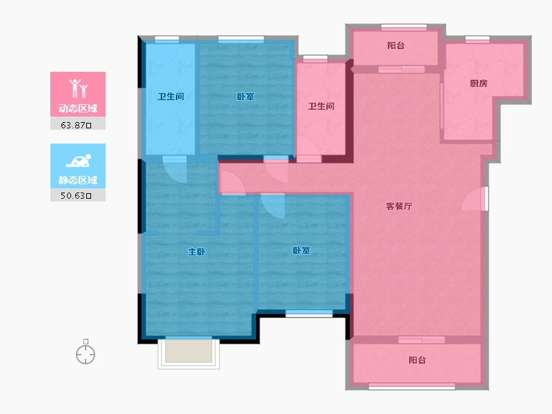 四川省-巴中市-依山郡-101.22-户型库-动静分区