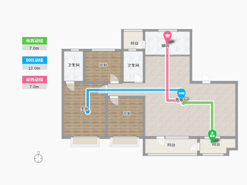 山东省-滨州市-京博福樾亭-163.00-户型库-动静线