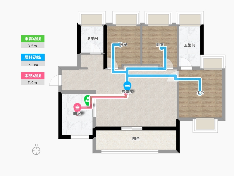 广东省-深圳市-云上润府-79.11-户型库-动静线