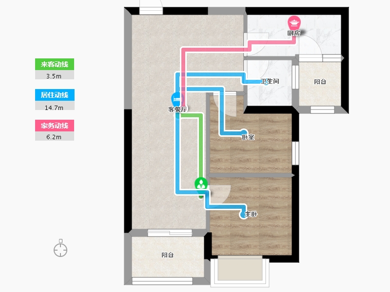 广东省-深圳市-京基·天韵府-49.05-户型库-动静线