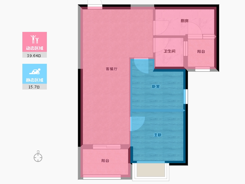 广东省-深圳市-京基·天韵府-49.05-户型库-动静分区