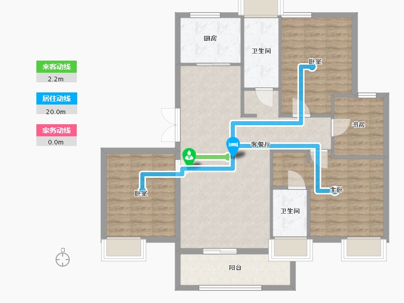 福建省-福州市-罗源香山小镇-99.20-户型库-动静线