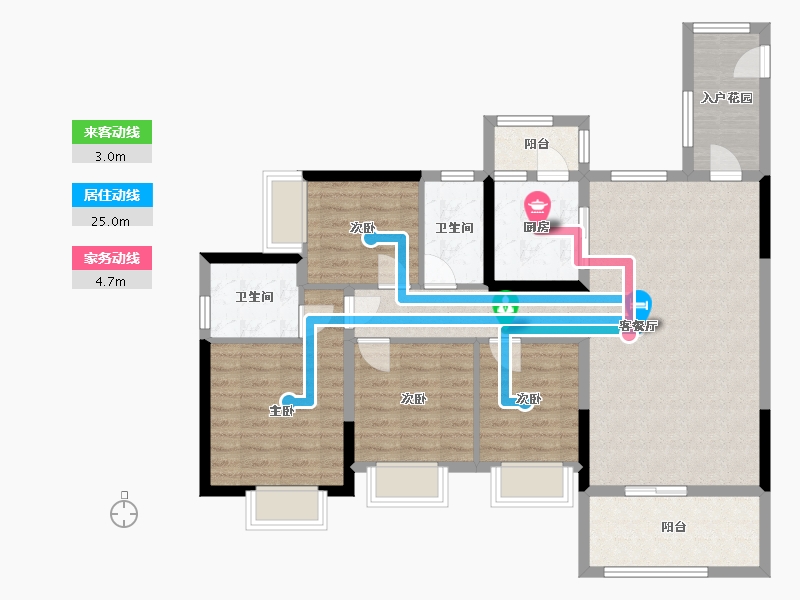 广东省-阳江市-樵顺嘉花园-112.00-户型库-动静线