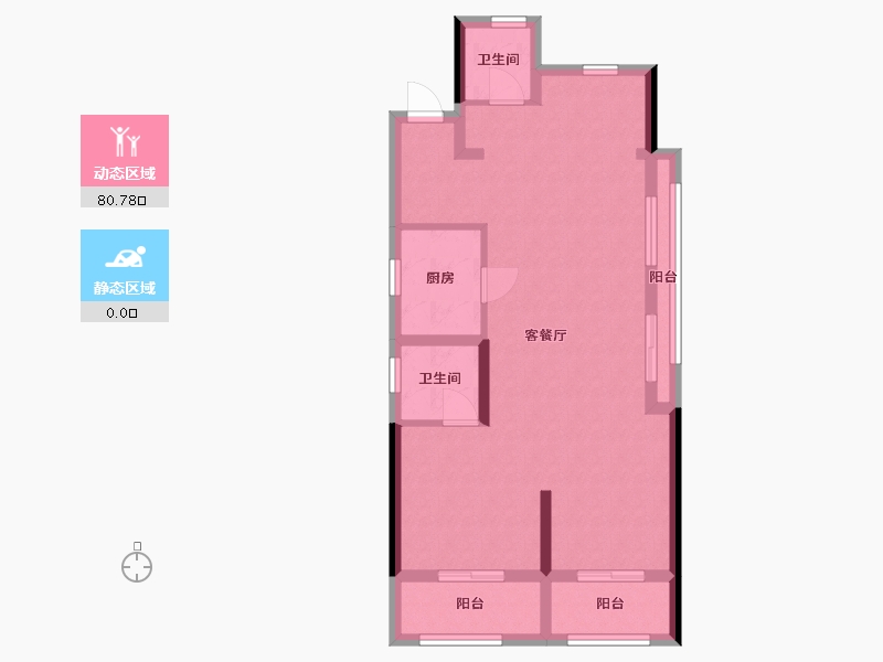 浙江省-杭州市-明煦源赋里-71.56-户型库-动静分区