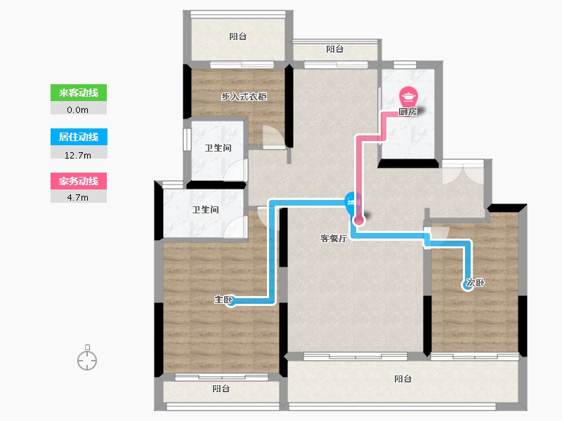 河南省-周口市-建业·青风院子-100.00-户型库-动静线