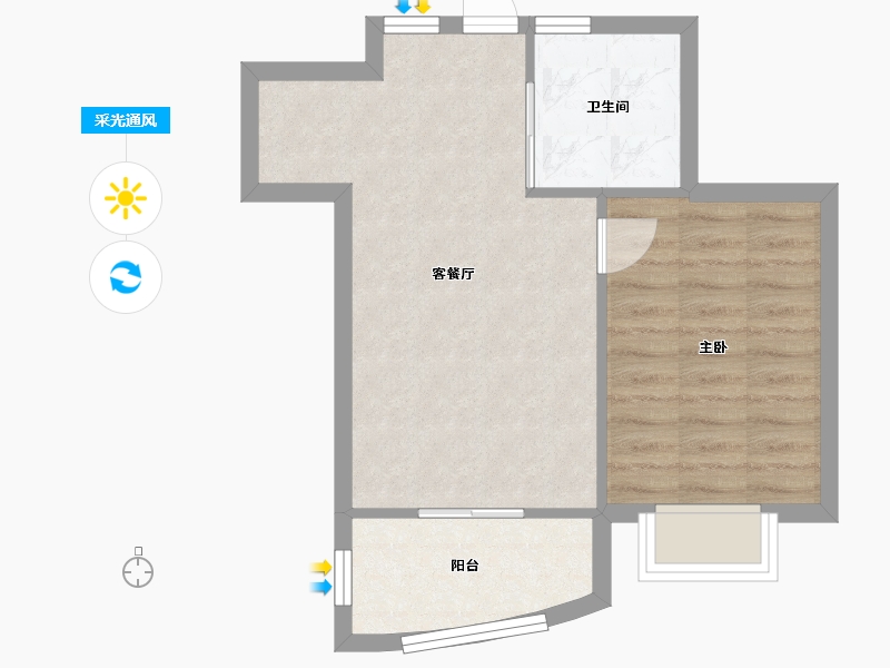 上海-上海市-上海壹街区-51.42-户型库-采光通风