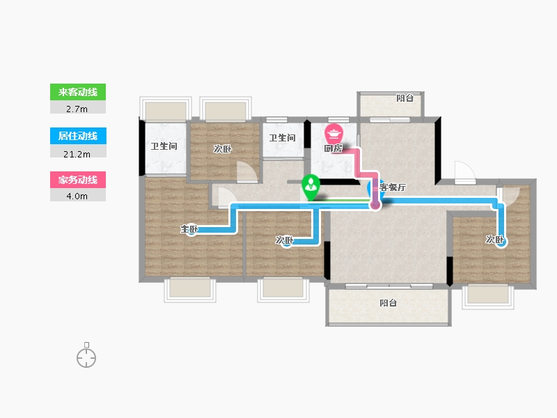 江西省-抚州市-兴瑞学府-102.40-户型库-动静线