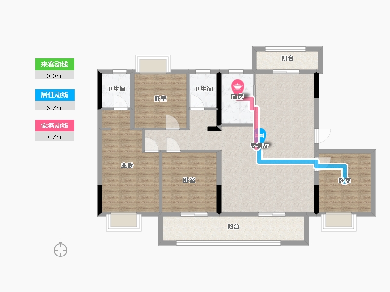 江西省-萍乡市-公园壹品-112.00-户型库-动静线