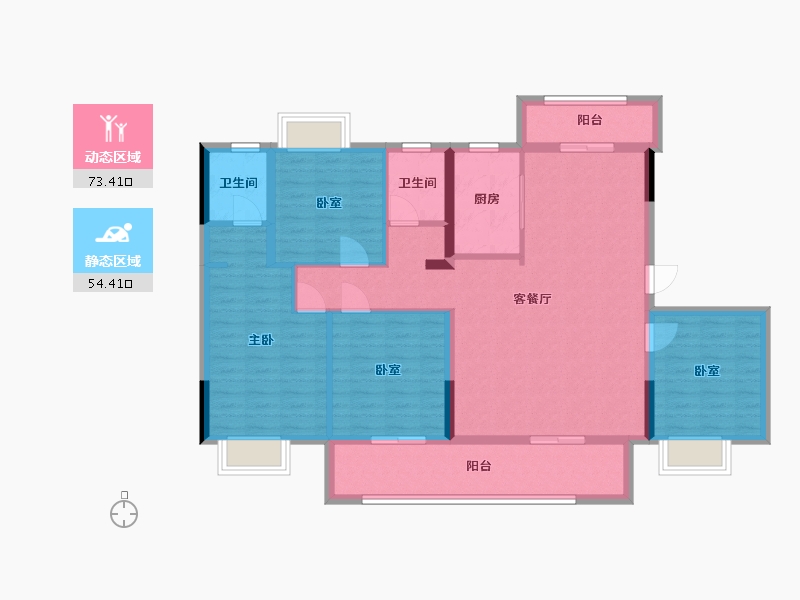 江西省-萍乡市-公园壹品-112.00-户型库-动静分区