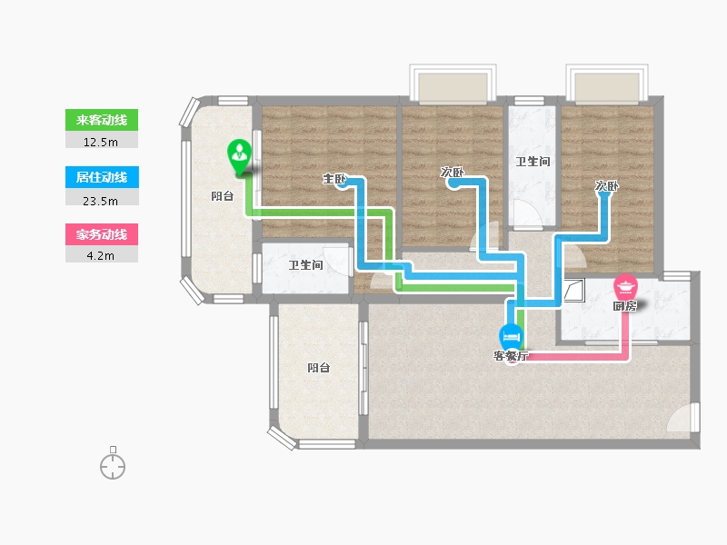 广东省-清远市-江湾明珠-100.09-户型库-动静线