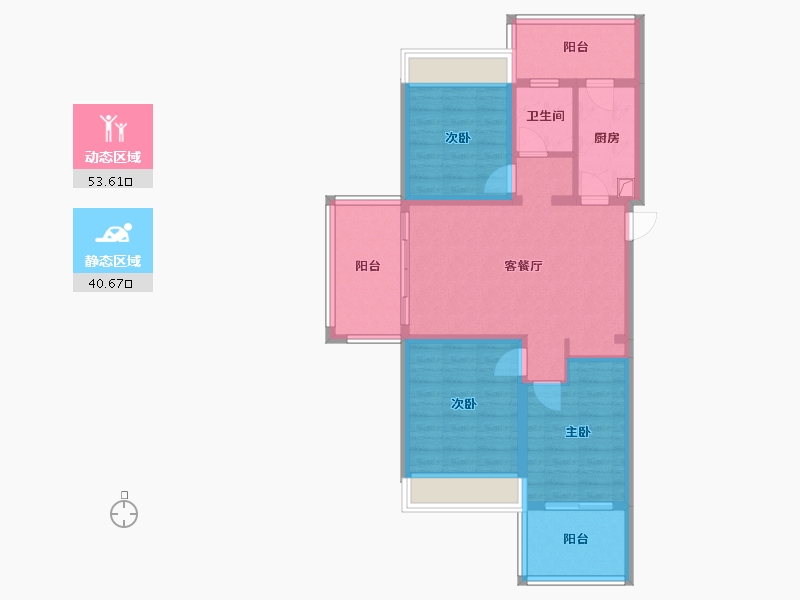 河南省-平顶山市-益宏宏天地-74.48-户型库-动静分区