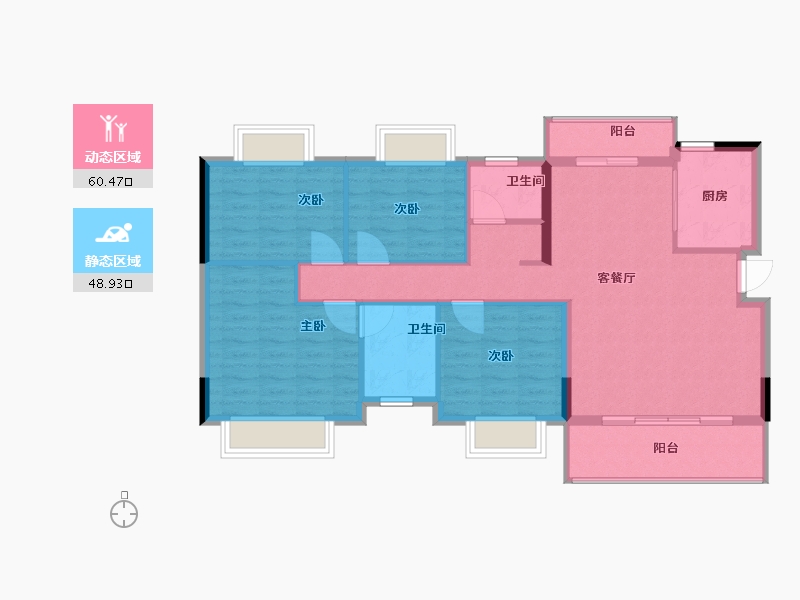 江西省-抚州市-兴瑞学府-99.40-户型库-动静分区