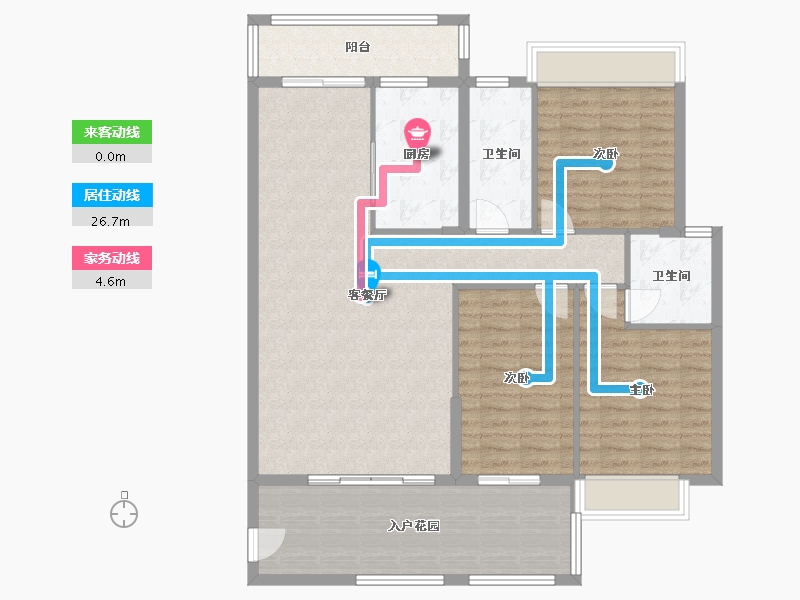 广东省-潮州市-锦峰天地-135.00-户型库-动静线