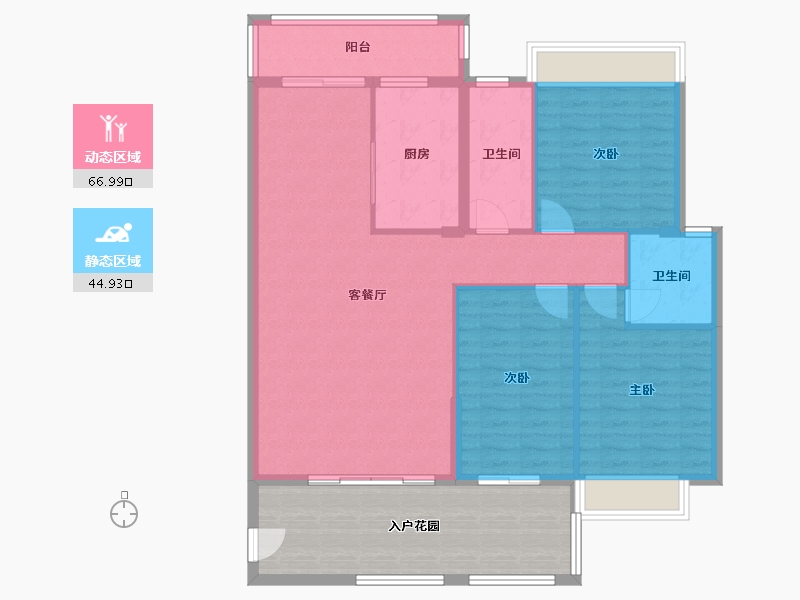 广东省-潮州市-锦峰天地-135.00-户型库-动静分区