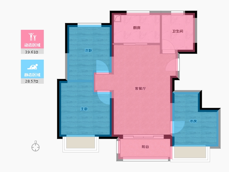 天津-天津市-中交天郡-68.00-户型库-动静分区