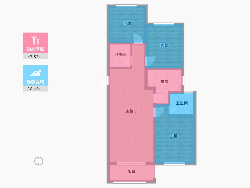 陕西省-榆林市-元驰-91.92-户型库-动静分区