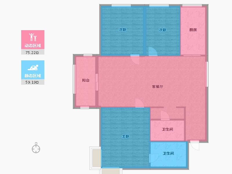 福建省-莆田市-新港桥小区-123.20-户型库-动静分区