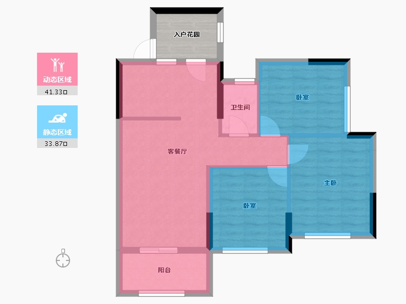 广西壮族自治区-崇左市-长江汇豪城-71.92-户型库-动静分区