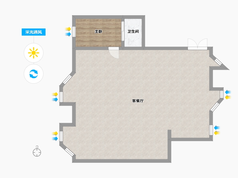 上海-上海市-桂林新苑-94.77-户型库-采光通风