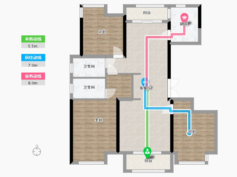 江西省-南昌市-文全-104.80-户型库-动静线