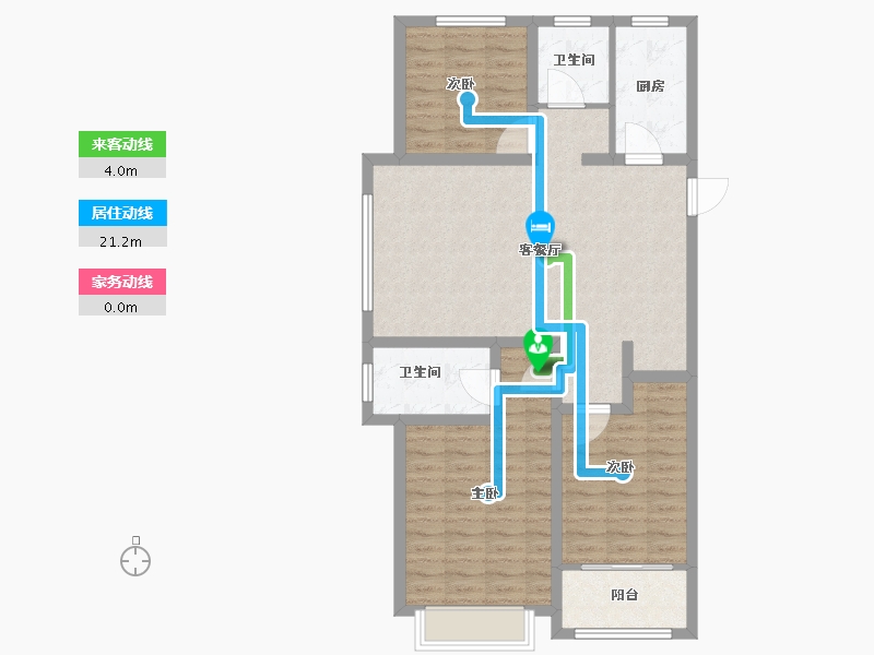 山东省-菏泽市-华夏幸福城-95.20-户型库-动静线