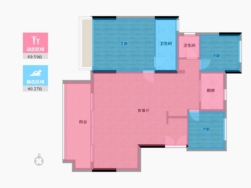 河南省-郑州市-澳海云熙赋-100.00-户型库-动静分区