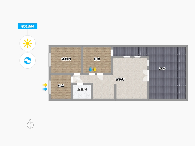 云南省-昆明市-恒大昆海湖-192.00-户型库-采光通风