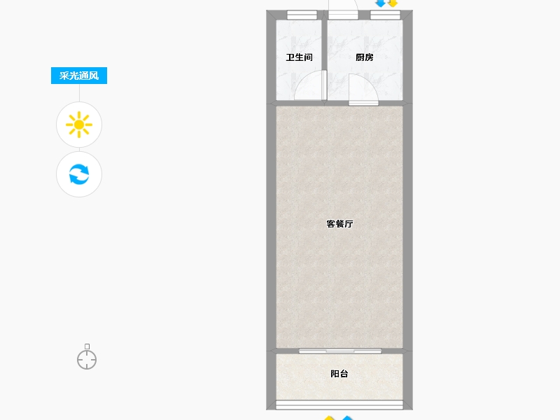 上海-上海市-虹储小区-31.60-户型库-采光通风